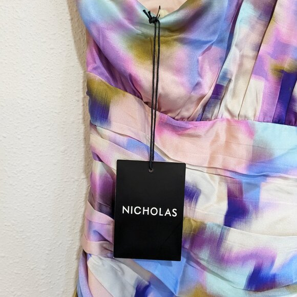 Nicholas Brielle Draped Asymmetric Gown - Picture 5 of 15